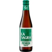 Hipercor  LA SAGRA cerveza rubia artesana castellana premium botella 3