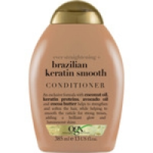 OGX acondicionador alisador Brazilian Keratin Smooth frasco