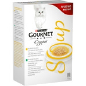GOURMET CRYSTAL soup caldo con pollo para gatos pack 4 bolsa