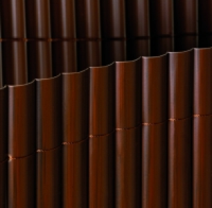 CAÑIZ.PLAST.DOBLE CARA 1,5X3M MARRON
