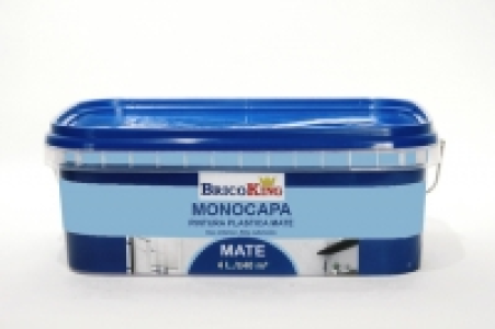 PINTURA MONOCAPA AZUL CELESTE BRICOKING 4L