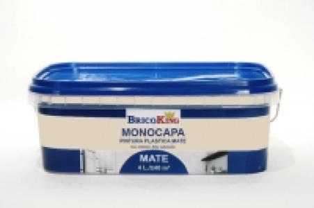 Bricoking  PINTURA MONOCAPA BEIGE MEDIO BRICOKING 4L