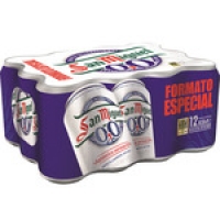 Hipercor  SAN MIGUEL 0,0 % cerveza sin alcohol pack 12 latas 33 cl