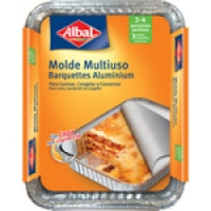 ALBAL molde de aluminio multiusos con tapa 22x17 cm 2 o 4 po 2.35 €