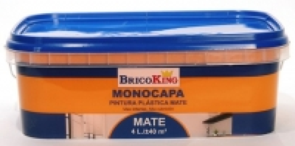 PINTURA MONOCAPA NARANJA INTENSO BRICOKING 4L