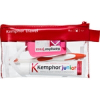 Hipercor  KEMPHOR Junior neceser con pasta de dientes fluorada + cepil