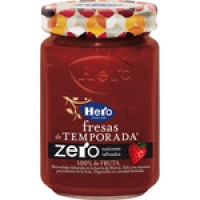 Hipercor  HERO Zero mermelada de fresa de temporada 100% fruta sin azú