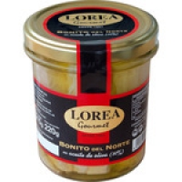 Hipercor  LOREA Gourmet bonito del norte en aceite de oliva frasco 220