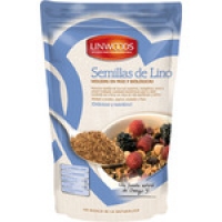 Hipercor  LINWOODS semillas de lino molidas en frío fuente de Omega 3 