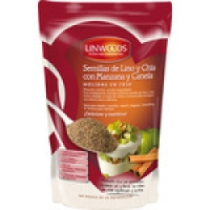 LINWOODS semillas de lino y chía con manzana y canela molida