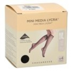 Clarel  minimedia lycra 15d negro TU 4 pares