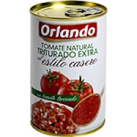 Hipercor  ORLANDO tomate natural triturado extra al estilo casero lata
