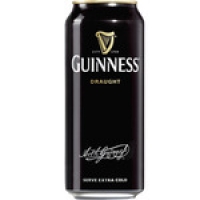 Hipercor  GUINNESS Draught cerveza negra irlandesa lata 44 cl