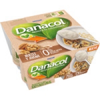 Hipercor  DANONE DANACOL con nueces y avena 0% azúcares añadidos pack 
