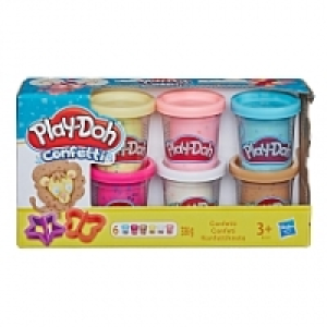 Play-Doh - Pack 6 Botes Confetti 11.99 €