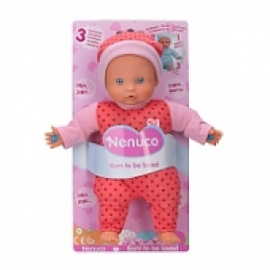 Nenuco - Muñeco Blandito 3 Funciones Rosa 16.99 €