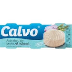 CALVO atún claro al natural pack 3 latas 56 g neto escurrido 2.15 €