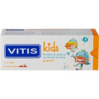 Hipercor  VITIS Kids gel dentífrico con flúor para los dientes de lech