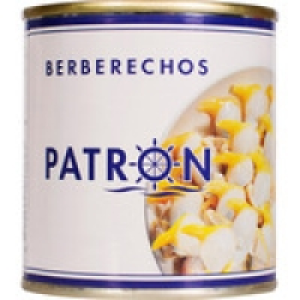 PATRON berberechos al natural bote 90 g neto escurrido 2.75 €