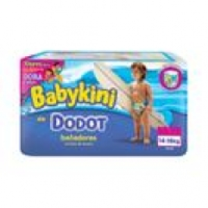 Babykini pañal bañador unisex 14-18 kg talla 5 paquete 11 ud