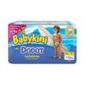 Clarel  Babykini pañal bañador unisex 7-15 kg talla 3/4 paquete 12 u