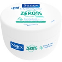 Hipercor  SANEX crema hidratante cuerpo y cara Zero% piel seca deshidr
