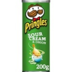 PRINGLES patatas fritas Sabor Sour Cream & Onion envase 200  2.19 €