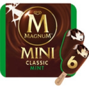 MAGNUM mini helado de chocolate con menta sin gluten 6 unida 4.09 €