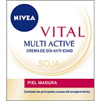 Hipercor  NIVEA Vital Multi Active crema de día anti-edad soja FP-12 p