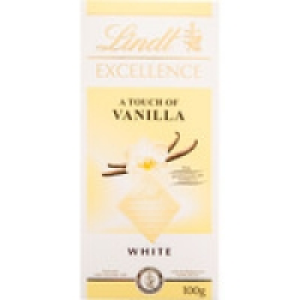 LINDT EXCELLENCE chocolate blanco con un toque de vainilla d
