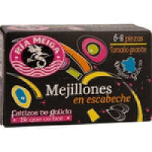 RIA MEIGA mejillones en escabeche origen Galicia 6-8 piezas
