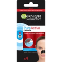Hipercor  GARNIER Skin Active Pure Active carbón tiras anti-puntos neg