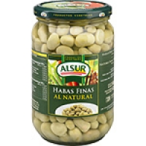 ALSUR habas cocidas al natural frasco 425 g neto escurrido 1.75 €