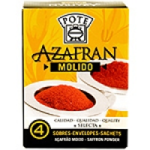 POTE azafrán molido calidad selecta caja 4 sobres