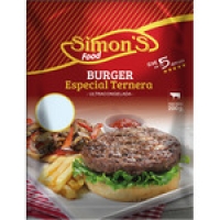 Hipercor  SIMONS hamburguesa especial ternera envase 200 g