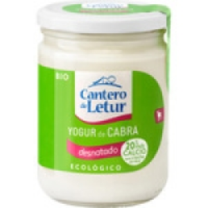 EL CANTERO DE LETUR yogur de cabra natural desnatado ecológi