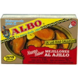 ALBO mejillones al ajillo de las rías gallegas 15-19 piezas  3.95 €