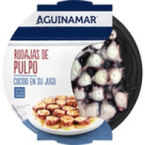 Hipercor  AGUINAMAR rodajas de pulpo cocido en su jugo bandeja 150 g