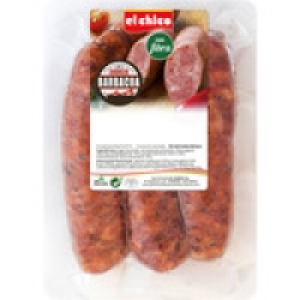 EL CHICO chorizo fresco para barbacoa 3 unidades envasados a