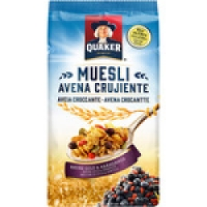 QUAKER muesli con avena crujiente, bayas de goji y arándanos 2.95 €