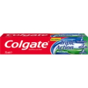 COLGATE pasta de dientes triple acción menta original tubo 7