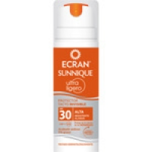 Hipercor  ECRAN Sunnique protector solar ultra ligero tacto invisible 