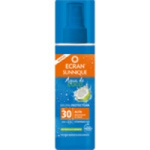 Hipercor  ECRAN Sunnique bruma protectora Agua de Coco FP-30 resistent