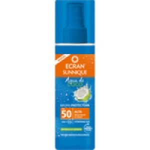 Hipercor  ECRAN Sunnique bruma protectora Agua de Coco FP-50 resistent