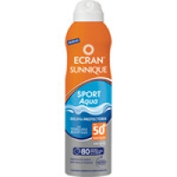 Hipercor  ECRAN Sunnique Sport Aqua bruma protectora FP-50+ spray 250 