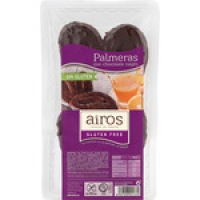 Hipercor  AIROS palmeras con chocolate negro sin gluten 2 unidades est