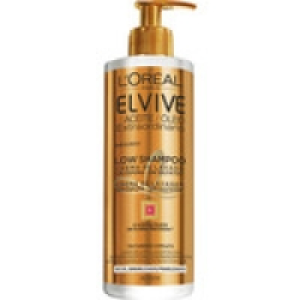 Hipercor  ELVIVE champú low Aceite Extraordinario crema de lavado sin 