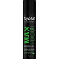 Hipercor  SYOSS max fijación laca de secado rápido formato mini spray 