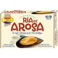 Hipercor  RIA DE AROSA Ortiz mejillones en escabeche fritos en aceite 