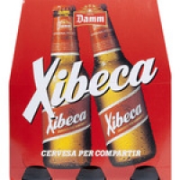 Hipercor  XIBECA cerveza rubia nacional pack 6 botellas 25 cl